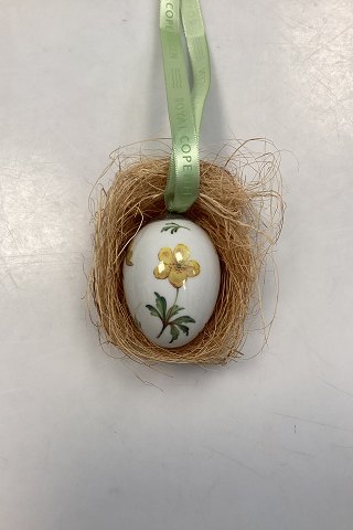 Royal Copenhagen Easter Egg - Yellow Anemone 2008