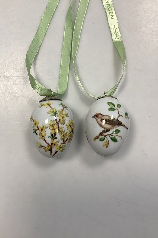 Royal Copenhagen Påskeæg - Forsythia og Munk 2011