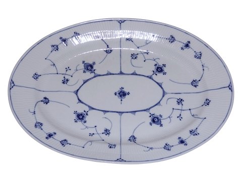 Blåmalet Riflet
Stort stegefad fra 1902-1914 46,1 cm.