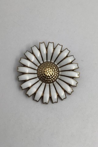 Georg Jensen Sterling Sølv Marguerit Broche