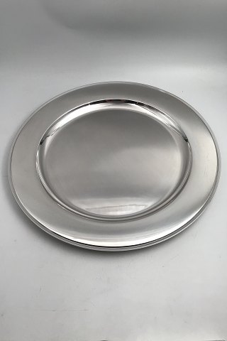 Georg Jensen Sterling Silver Round Tray / Charger No. 600 AC Harald Nielsen