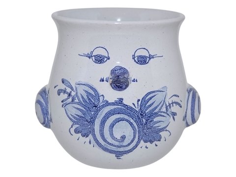 Bjørn Wiinblad keramik.
Lille blå urtepotte i form af fugl fra 1980