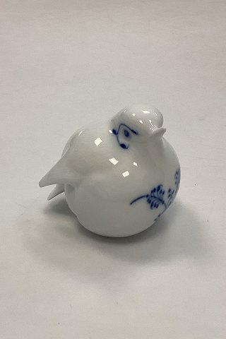Royal Copenhagen Musselmalet Riflet figur af fugl (Spurv)