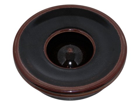 Bing & Grondahl stonewareTwo-part brown ashtray