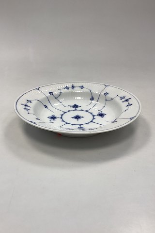 Royal Copenhagen Musselmalet Riflet Dyb Tallerken No. 165