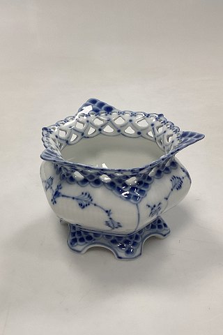 Royal Copenhagen Blue Fluted Full Lace Sugar Bowl No. 1113