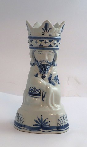 Royal Copenhagen. Trankebar. Hellig Tre Konger lysestage. Melchior. 3059/1160. Højde 14,5 cm. (1 sortering)