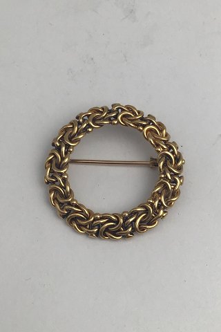 Evald Nielsen 14K Guld Broche