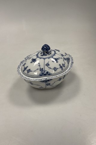 Royal Copenhagen Musselmalet Helblonde Skål med låg No. 1100