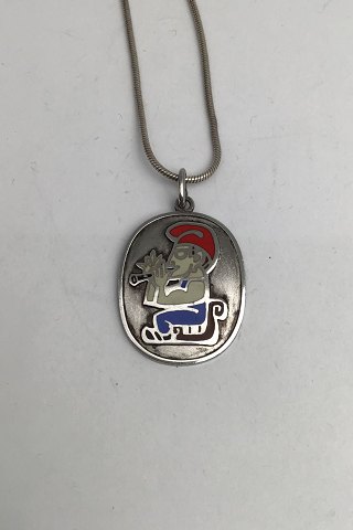 Frantz Hingelberg Sterling Sølv Vedhæng Henry Heerup 1989