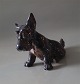 Dahl Jensen hundefigur1078 Skotsk terrier, siddende (DJ) 18 cm