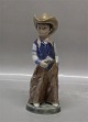 B&G figure B&G 2551 Billy 20 cm Årsfigur i Cowboy dress 1988 num. 5000 (Kgl. 
551)

