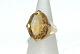 Gold ring with Citrin, 14 Carat
Size: 56