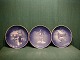 B&G Christmas plate 1973, 1974 & 1975