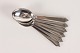 Georg Jensen
Pyramid flatware 
Spoons of sterling silver L 18,5 cm
