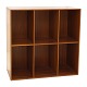Mogens Koch, Denmark: A mahogany bookcase produced by Rud. Rasmussen, Denmark. H: 76,5cm. W: 76cm. D: 36cm