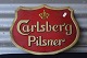 Farvebelagt metal skilt
Carlsberg Pilsner