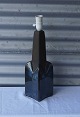Blåglaseret bordlampe (1029)Søholm