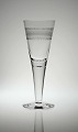 Pokalglas med guillocherede bort
Holmegaard
