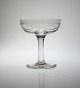 Kastrup GlasværkChampagneskål m/slibninger