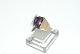 Gold ring ladies with purple stone 14 carat gold
Size 56