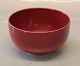 3081-4 Bowl  6.5 x 11,5 cm (571) all red Royal Copenhagen faience Red top or Red line -4 ALL Seasons
