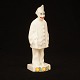 Royal Copenhagen / Alumina: Figur af fajance i form af Pjerrot. H: 22cm