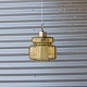 Dansk designPendel i gyldent glas