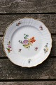 Full Saxon Flower Royal Copenhagen Danish porcelain, bread plates 14cm