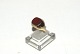 Signet ring in 8 carat gold with carnelian.
Size 68