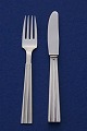 Derby No 7 Danish silver flatware, only  luncheon 
knives 18.5cm