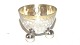 Small Bowl on foot in Silver with gold-plated rim
Measures 4.2x5.2 cm