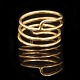 Anni & Bent Knudsen ring. Anni & Bent Knudsen, spiralring i 18kt guld. Ringstr. 55