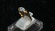 Elegant ladies ring with stones in 14 carat Gold
Size 60
