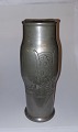 Vase in pewter with beautiful danish "skønvirkestil" (Art Nouveau style) decoration from Mogens Ballin´