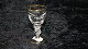 Snapseglas #Måge med GuldHøjde 8 cmSOLGT