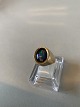 Ladies ring with opal in 14 carat GoldSize 57