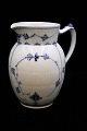 Royal Copenhagen Blue Fluted Plain Jug. H: 18cm. RC#1/161. 1.sorting. From 1906-23.