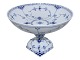 Blue Fluted Half LaceCake stand