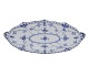 Blue Fluted Full LaceOblong dish 25 cm.