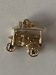 Taxi Car Charms / Pendant 14 carat GoldHeight 21.10 mm