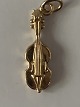 Violin Charms / Vedhæng i 14 karat Højde 30,01 mm