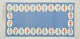 Swedish handwoven carpet in pure wool. Rölakan technique.Designed with flowers on a blue background.