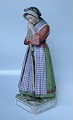 Kongelig overglasur figur 12219 Pige fra Samsø 32 cm