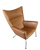 Armchair - Wingchair CH445 - Walnut Elegance Leather - Hans J. Wegner - Carl Hansen & Søn - 1960