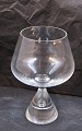 Prinsesse eller Princess glas fra Holmegård. Store cognac glas 12cm