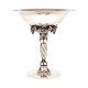 Early Georg Jensen sterlingsilver grape tazza 263 period after 1945. H: 18,8cm. 
W: 626gr