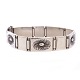 Georg Jensen sterlingsilver bracelet by Henrik Pilstrup. Georg Jensen 1933-44. 
56A. L: 18cm