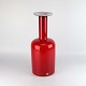 Holmegaard vaseOtto BrauerRød Palet37 cm