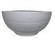 White Half LaceLarge round bowl 23.8 cm.